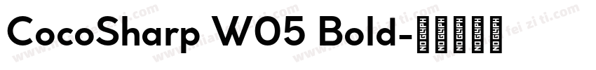 CocoSharp W05 Bold字体转换
